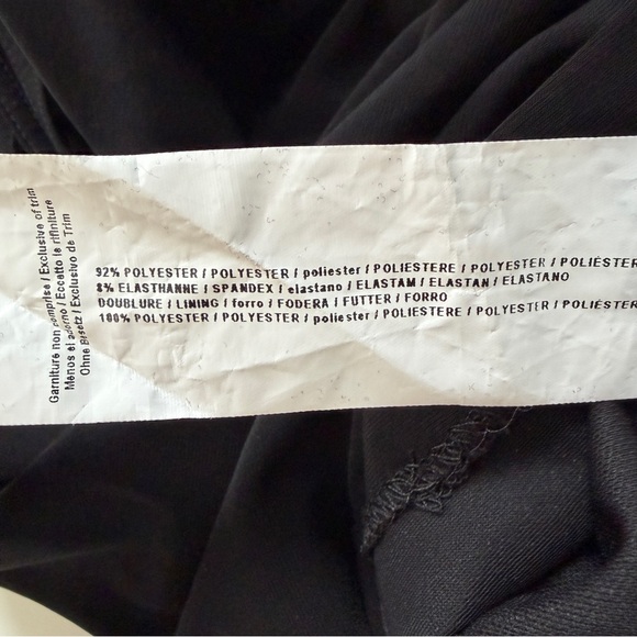 Joseph Ribkoff Womens Pencil Dress 8 Black Whimsigoth Fairy Grunge LBD Cocktail - Picture 7 of 10